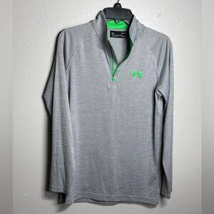 Under Armour Men Athletic gray/green sweatshirt size SM